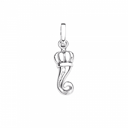 Chantecler Corno portafortuna Medio Argento lucky charm discount sconto