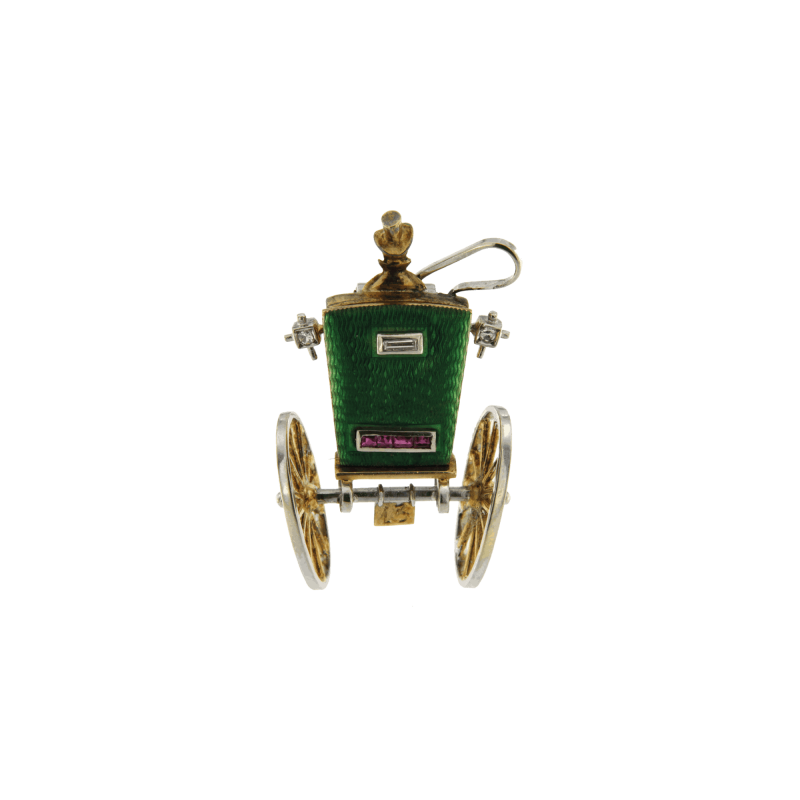 Spilla Carrozza Vintage