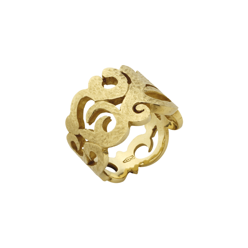 ANELLO ORO GIALLO Arabesque