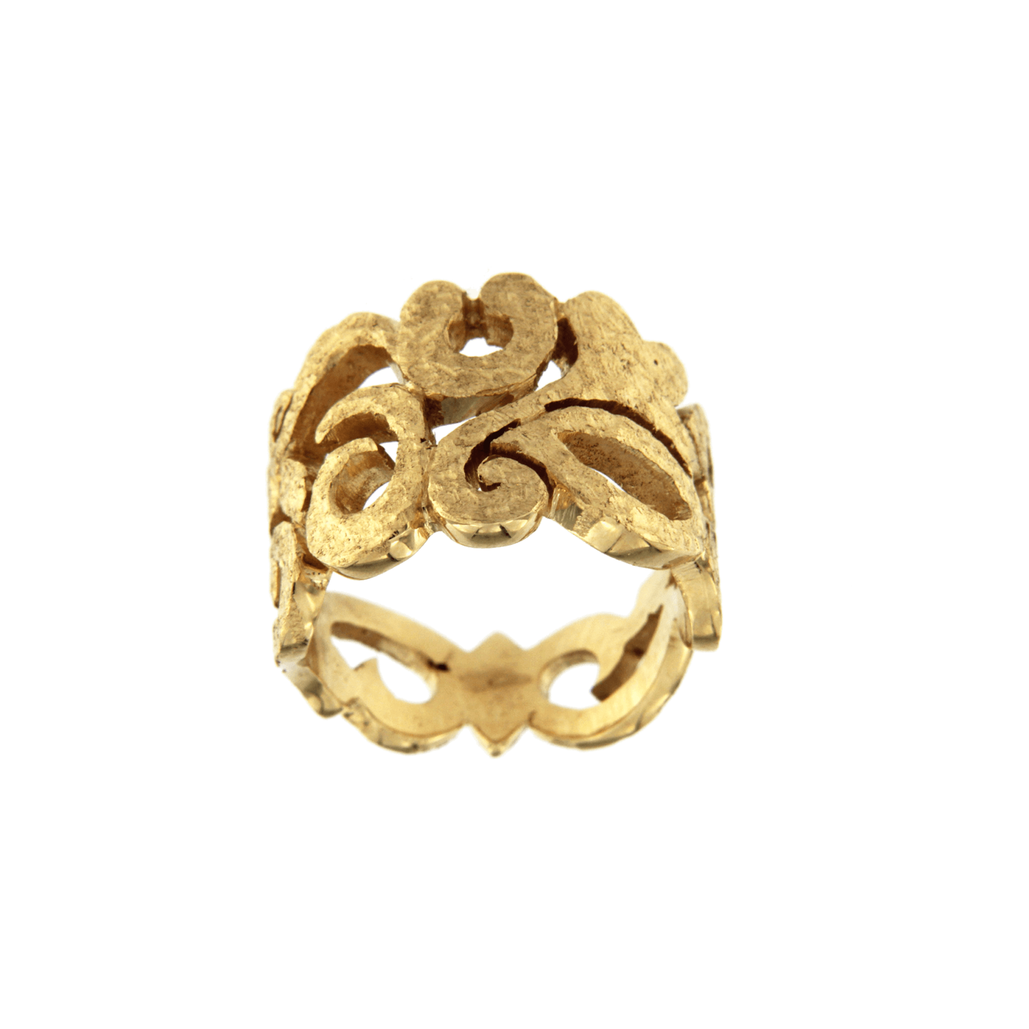 ANELLO ORO GIALLO Arabesque