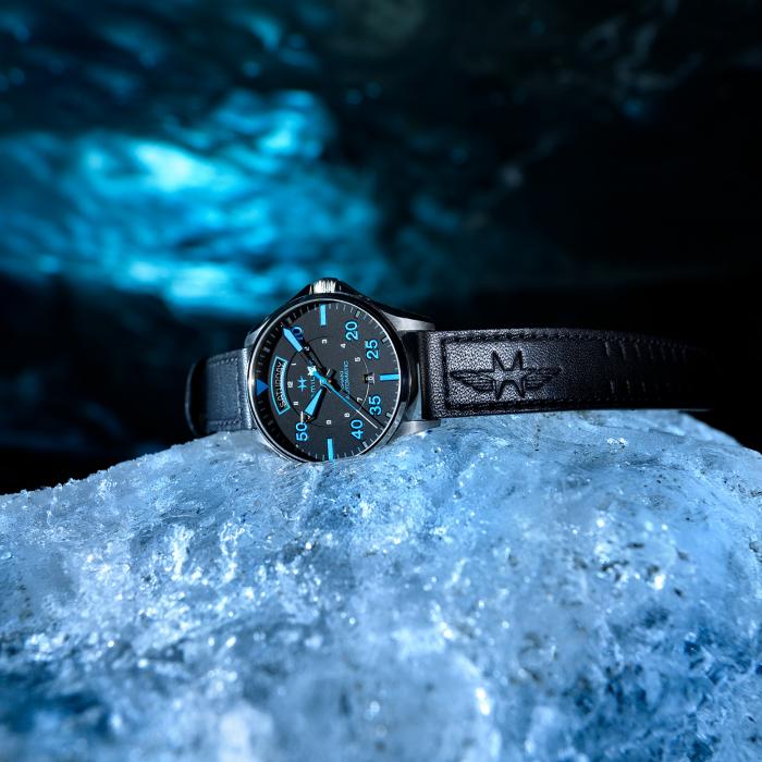 KHAKI AVIATION PILOT DAY DATE AIR ZERMATT AUTO - immagine 5