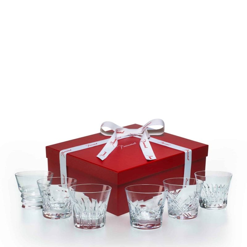 Set da 6 bicchieri in Red Box Everyday Baccarat