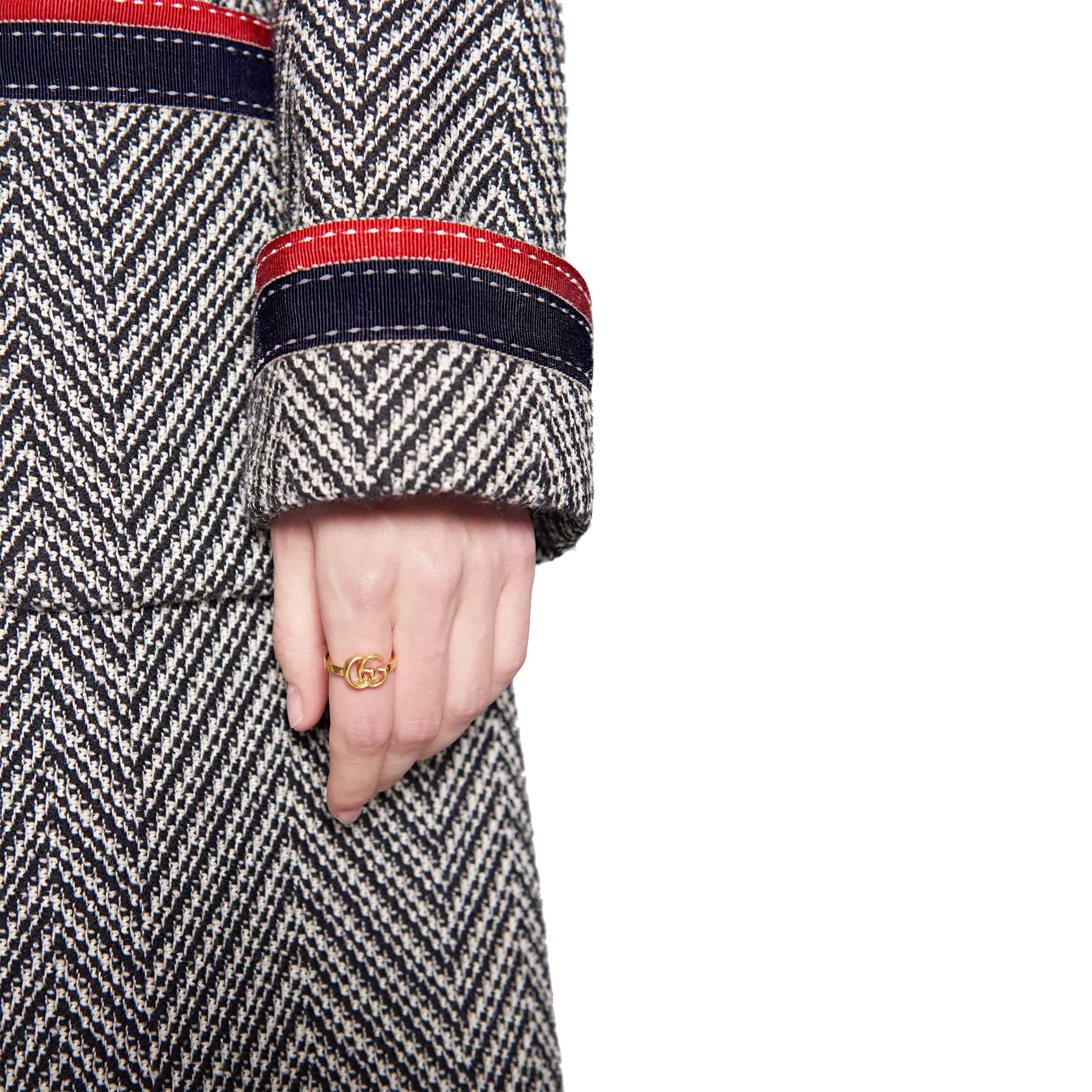 Anello Gucci oro giallo GG Running