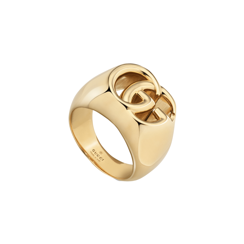 Anello Gucci oro giallo GG Running