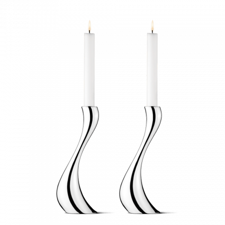 Candelabri Cobra set 2 pezzi Georg Jensen