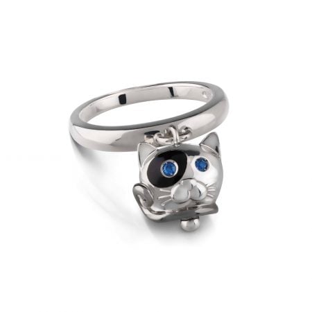 Anello CHANTECLER campanella gatto