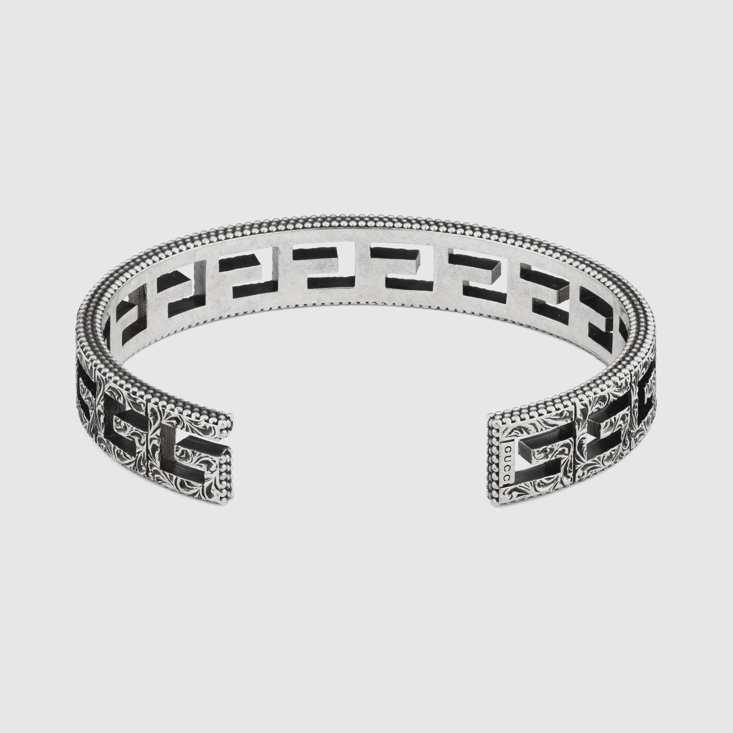 Bracciale rigido G Quadro GUCCI