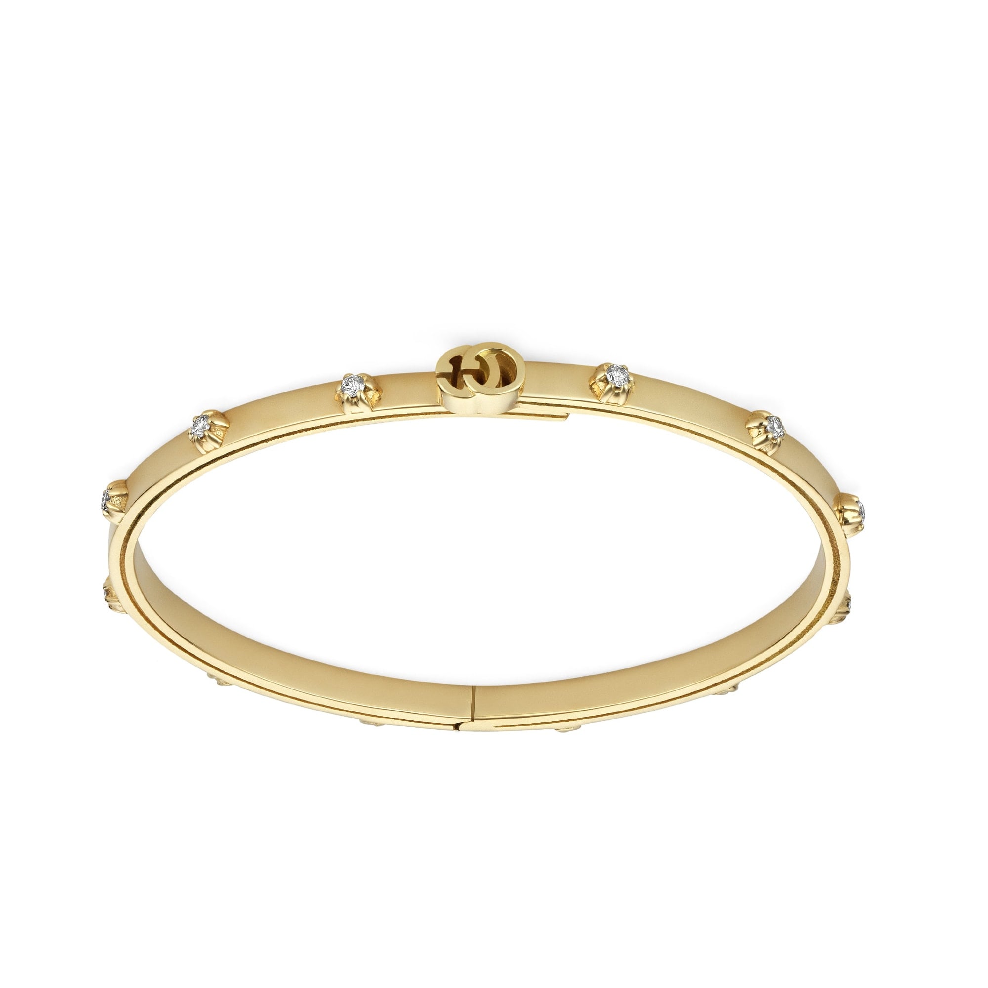 Bracciale in oro giallo GG Running