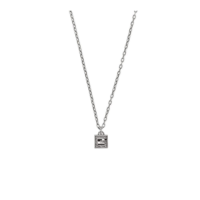 Collana con cubo G Quadro in argento