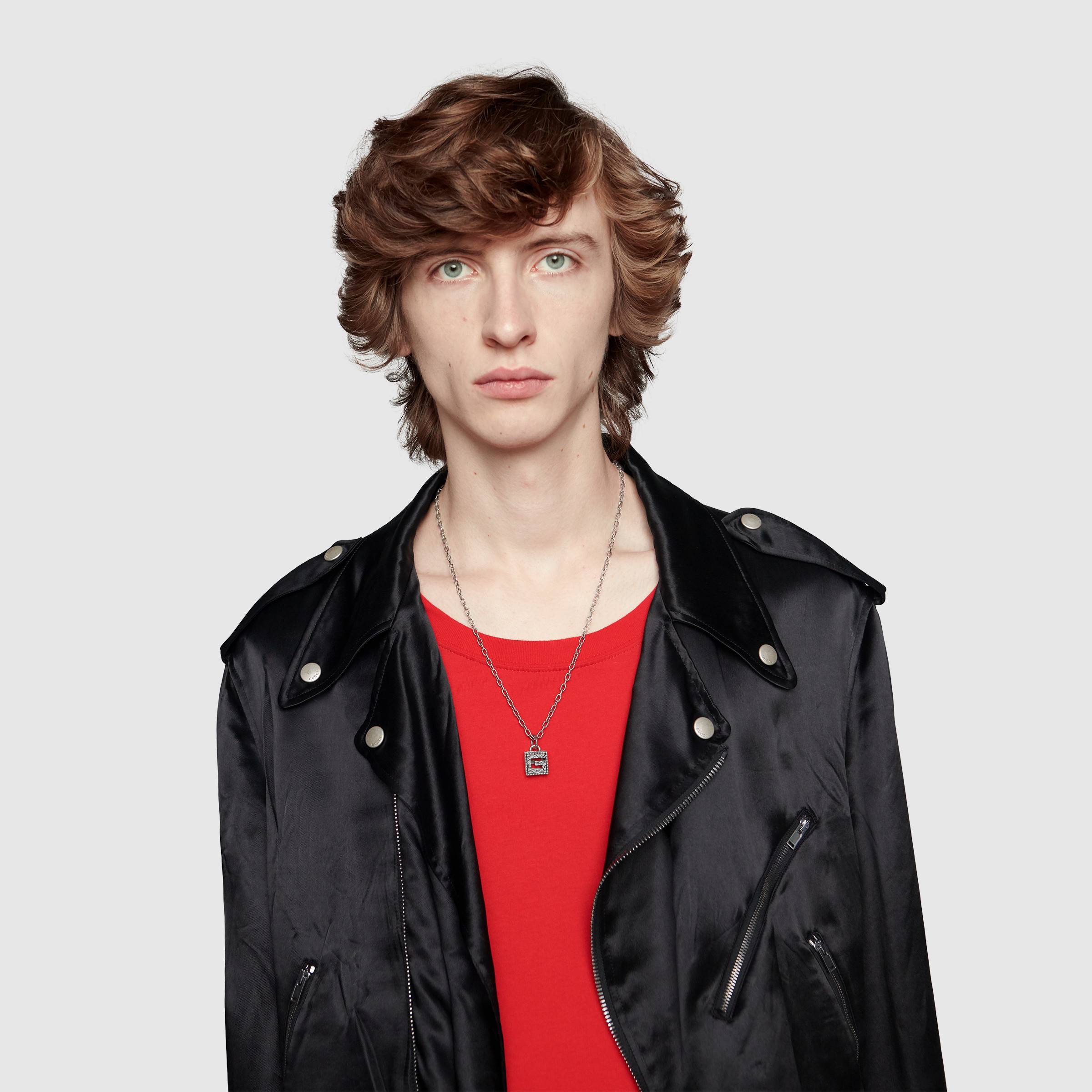 Collana con cubo G Quadro in argento