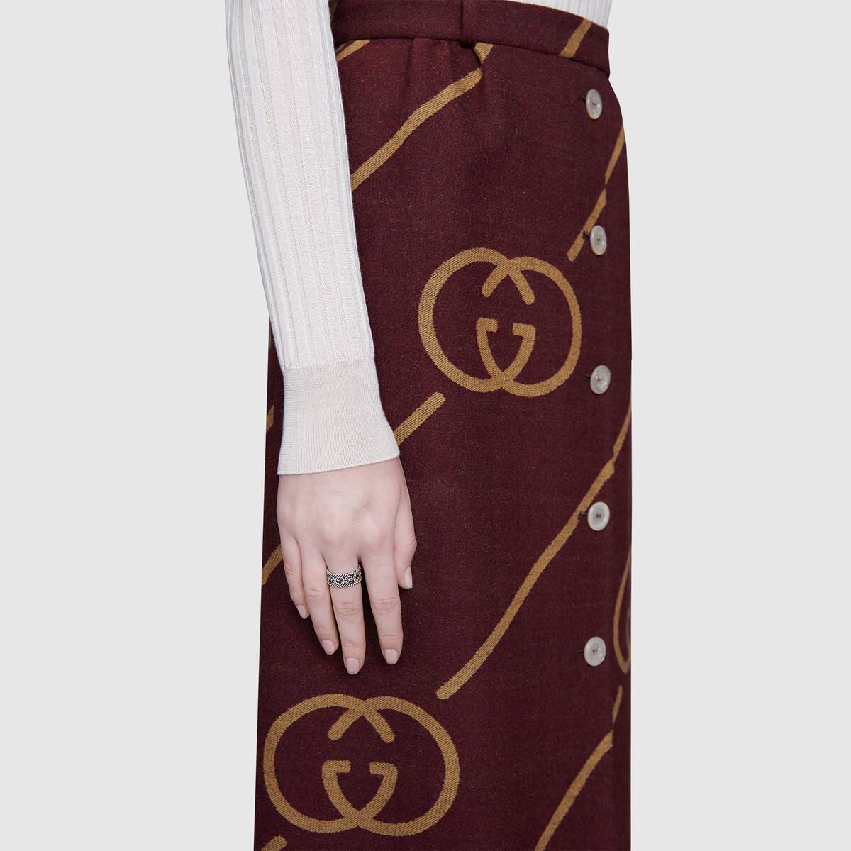 Anello Gucci GG in argento