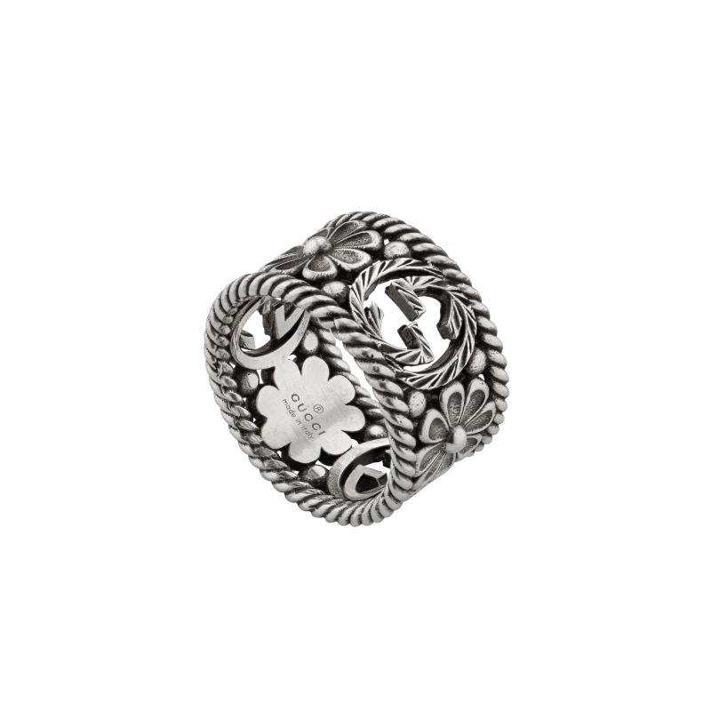 Anello Gucci GG in argento