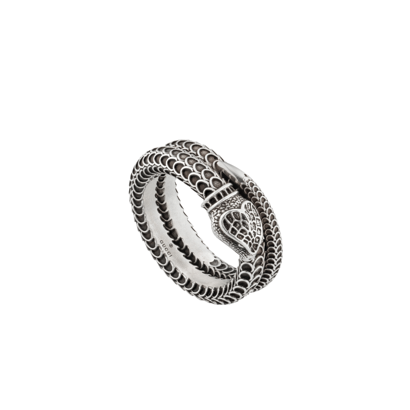 Anello serpente Gucci Garden in argento