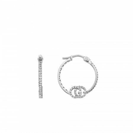 GUCCI GG Running earrings with diamonds