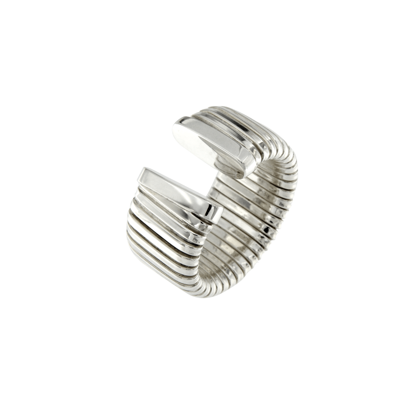 Anello tubogas in argento