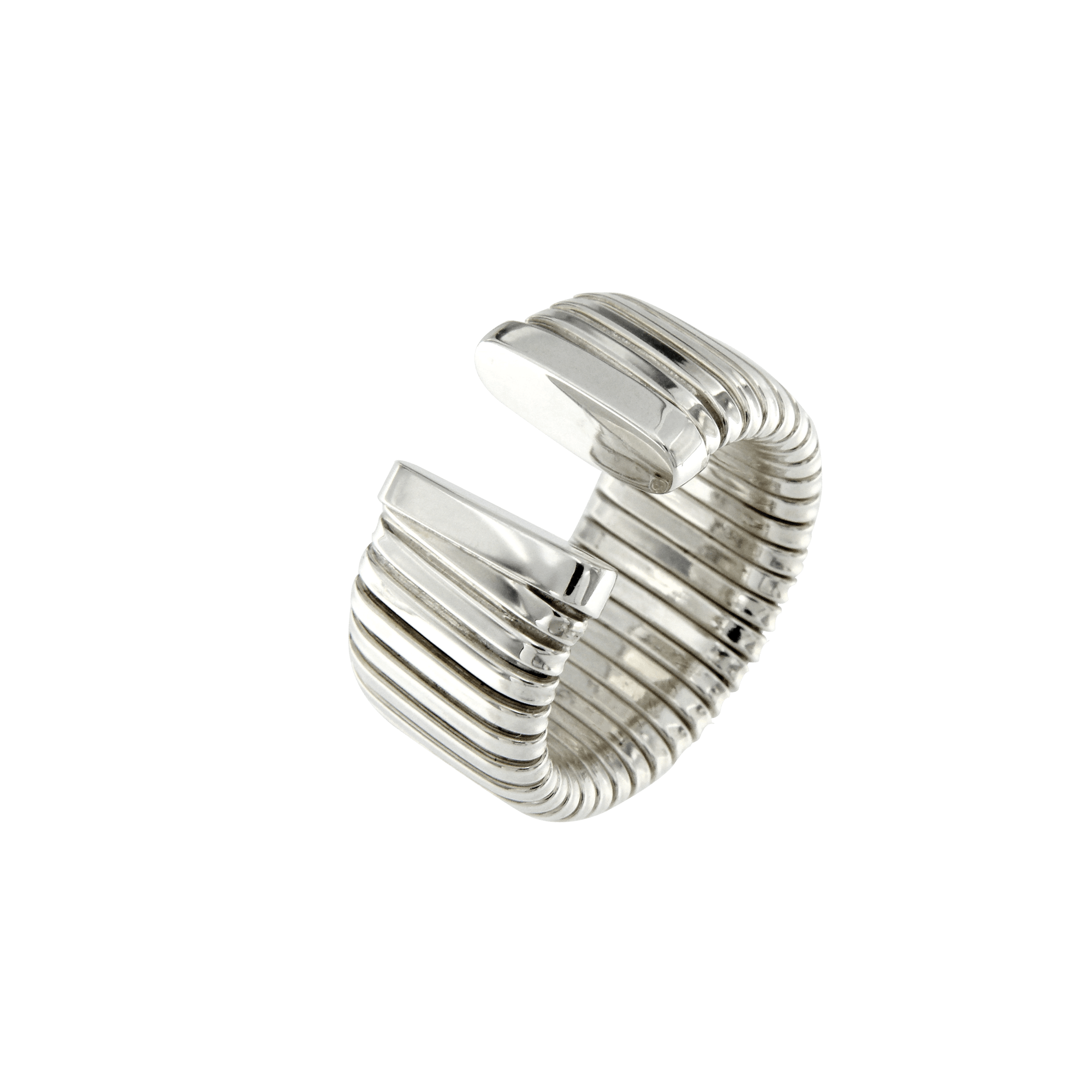 Anello tubogas in argento