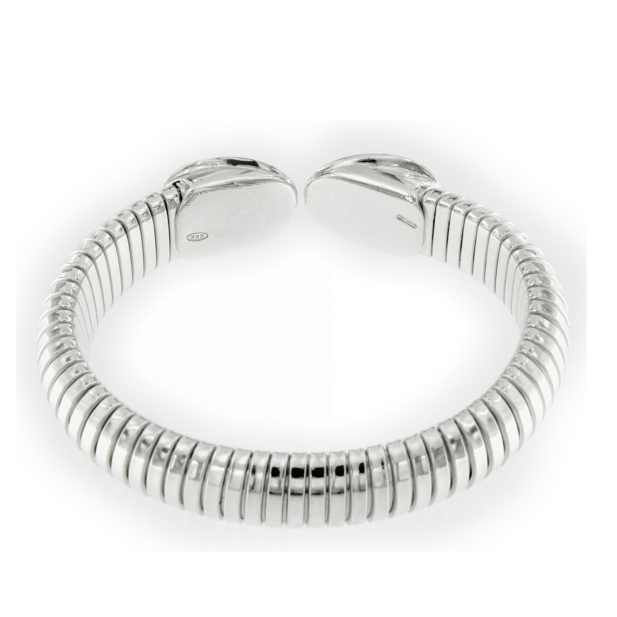 Bracciale tubogas con 2 coralli naturali