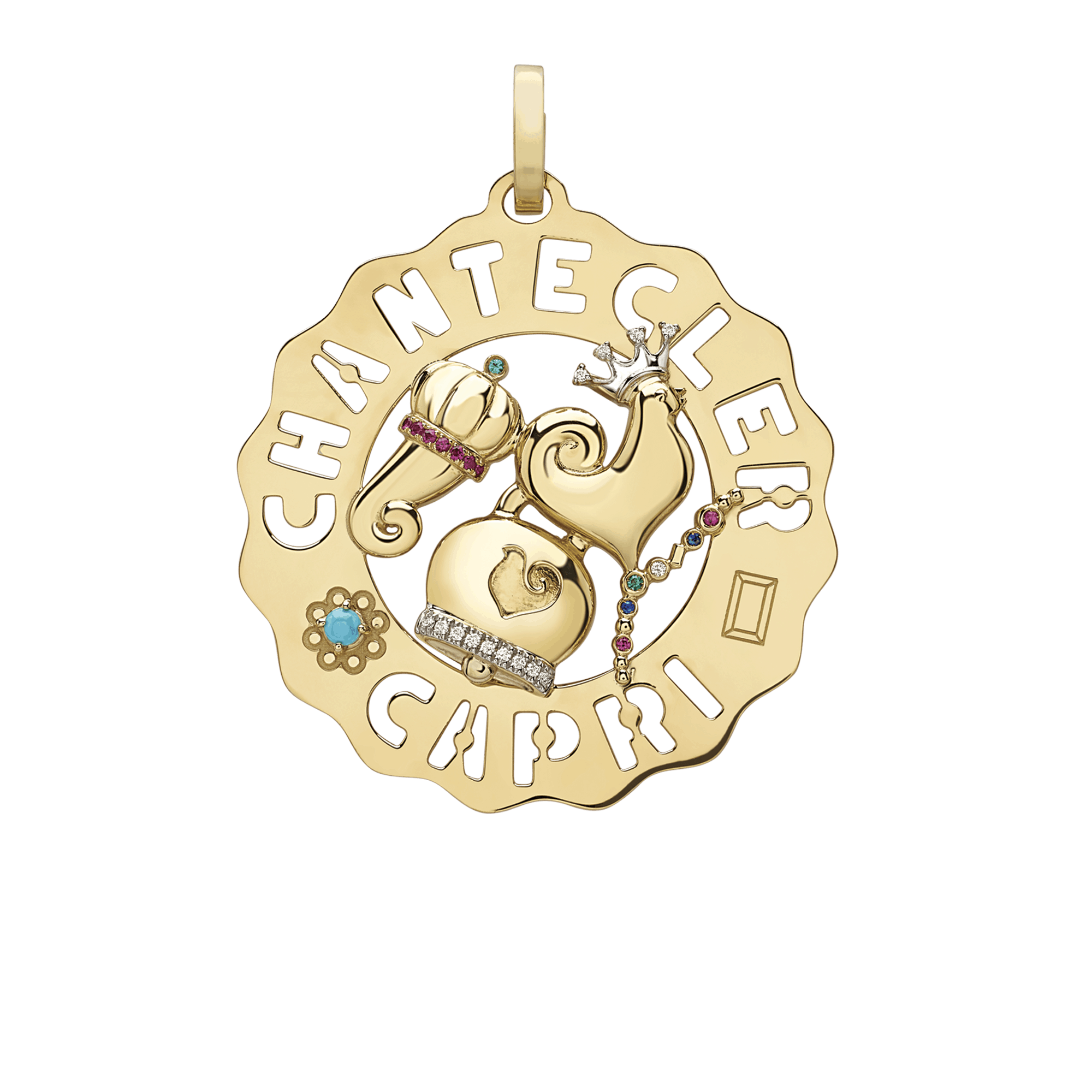 Ciondolo Chantecler Logo grande gallo