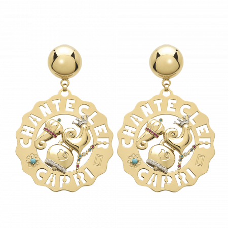 Chantecler Orecchini Logo grandi gallo
