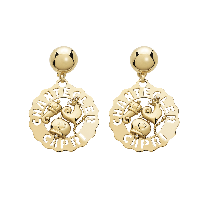 Chantecler Orecchini Logo piccoli gallo