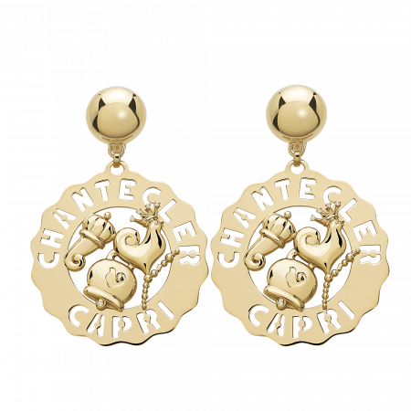 Chantecler Orecchini Logo grandi gallo