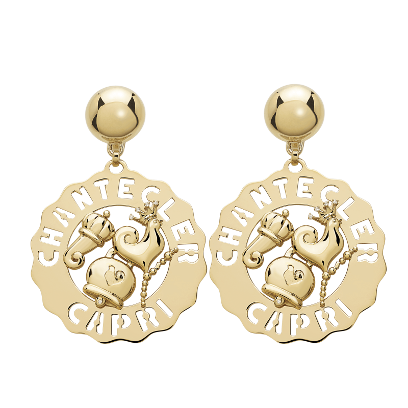 Chantecler Orecchini Logo grandi gallo