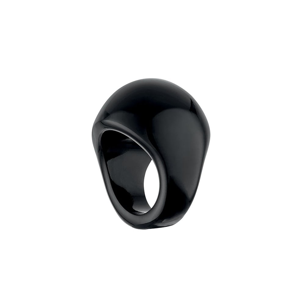 CABOCHON RING BLACK CRYSTAL - Image 3