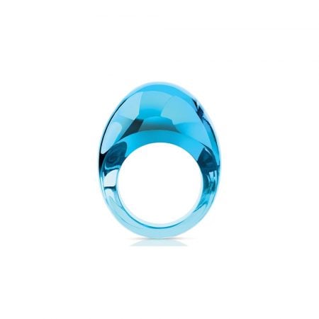Anello Cabochon Lalique Light Blue