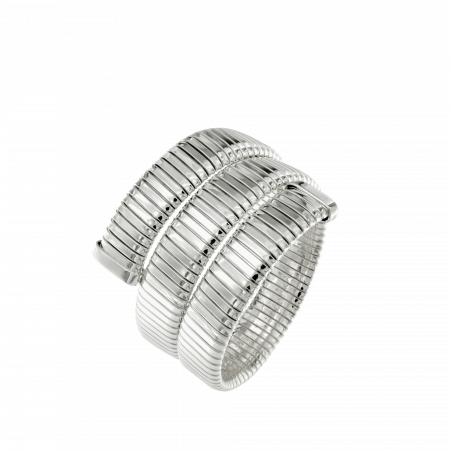 Bracciale Argento tubogas 3 giri