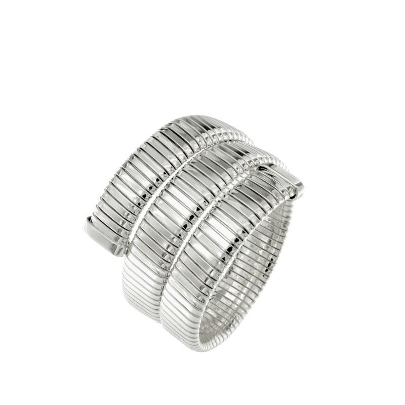 Bracciale Argento tubogas 3 giri