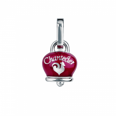 Ciondolo Campanella Chantecler smalto cuori lucchetto Micro