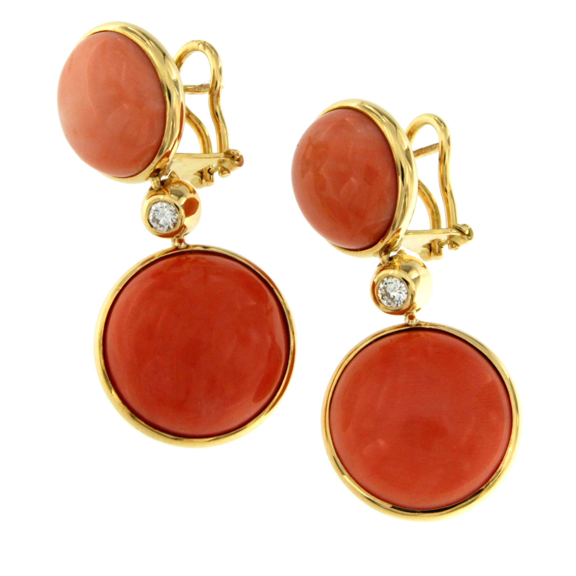 Orecchini con coralli Anni 80