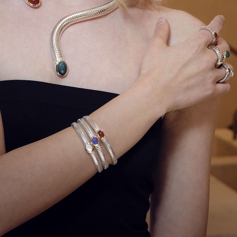 bracciale tubogas madreperla ametista agata corniola argento silver bracelet sconto discount
