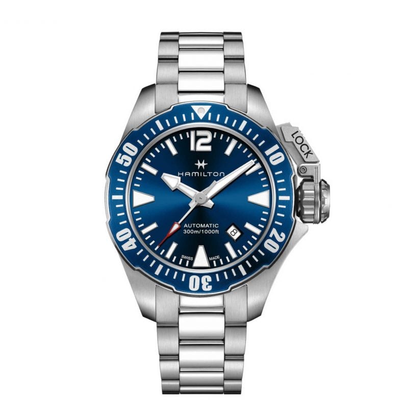 orologio hamilton Khaki Navy Frogman Auto - H77705145 sconto discount