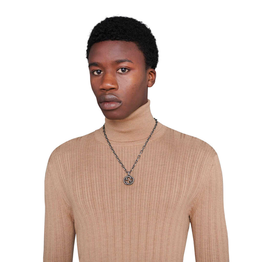 Collana Gucci argento con GG