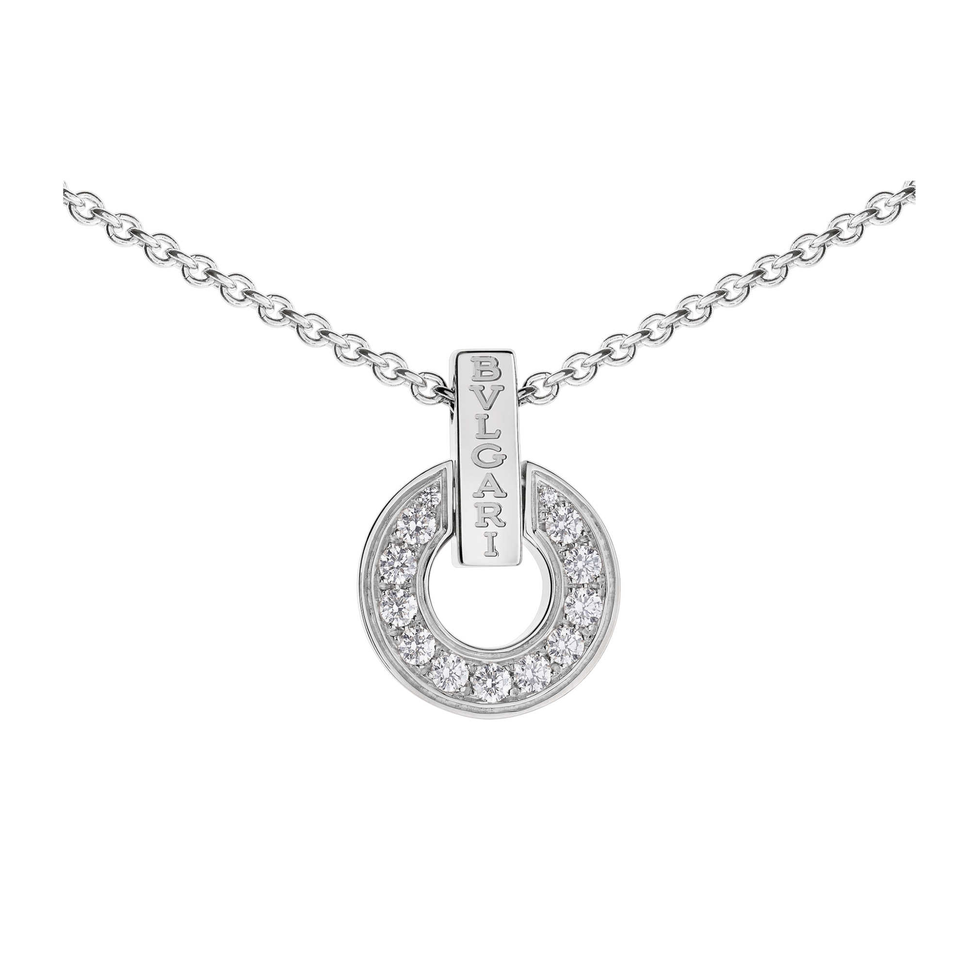 BVLGARI BVLGARI COLLANA PAVÈ DIAMANTI