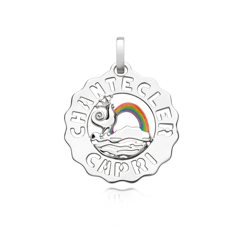 ciondolo logo arcobaleno chantecler piccolo 40179