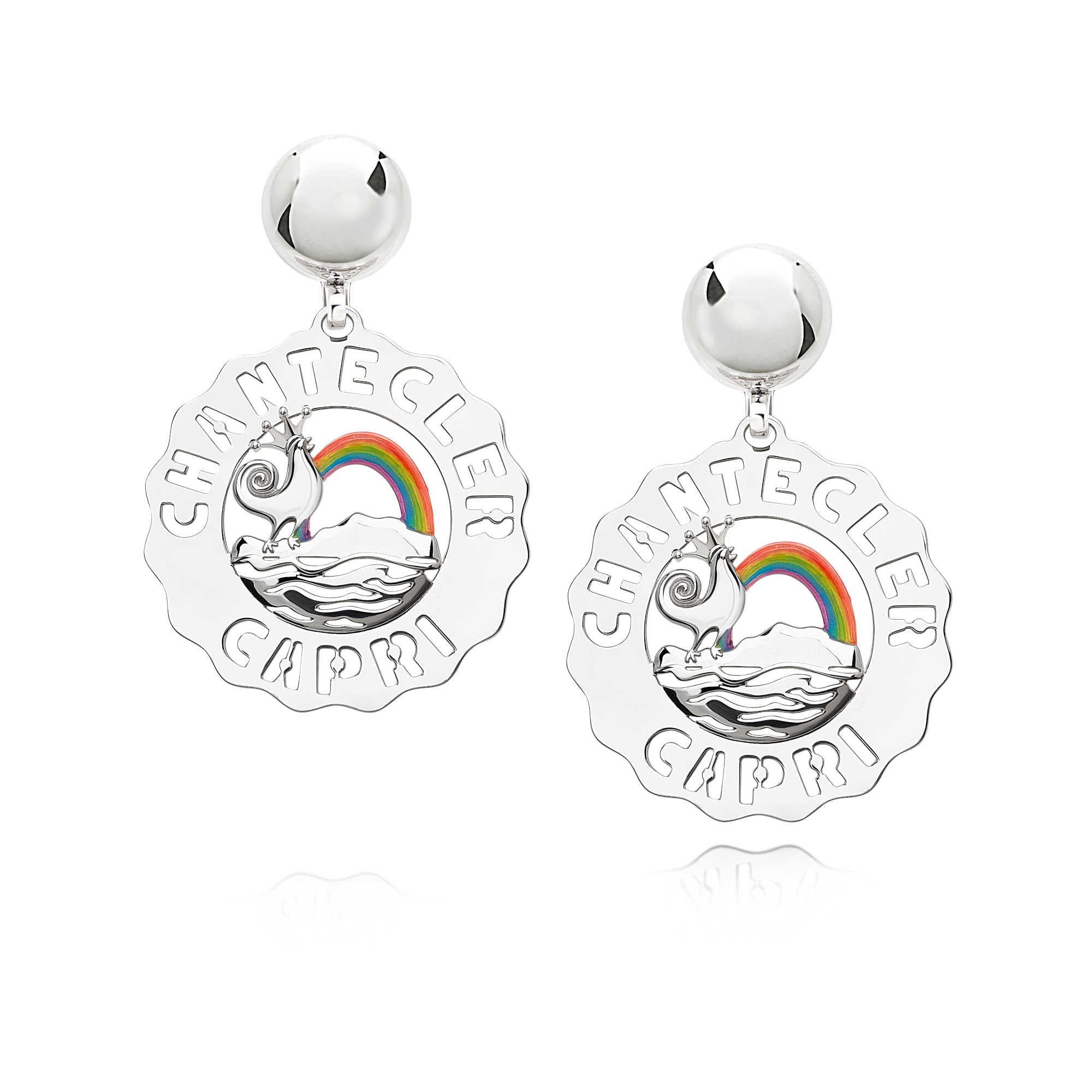 orecchini logo arcobaleno chantecler piccoli 40181