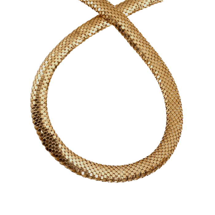 Collana girocollo Vintage scaglie serpente