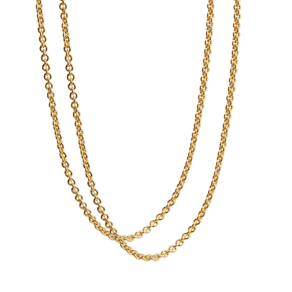 SUONAMORE PENDANT IN YELLOW GOLD-PLATED POLISHED/SATIN SILVER - Image 3