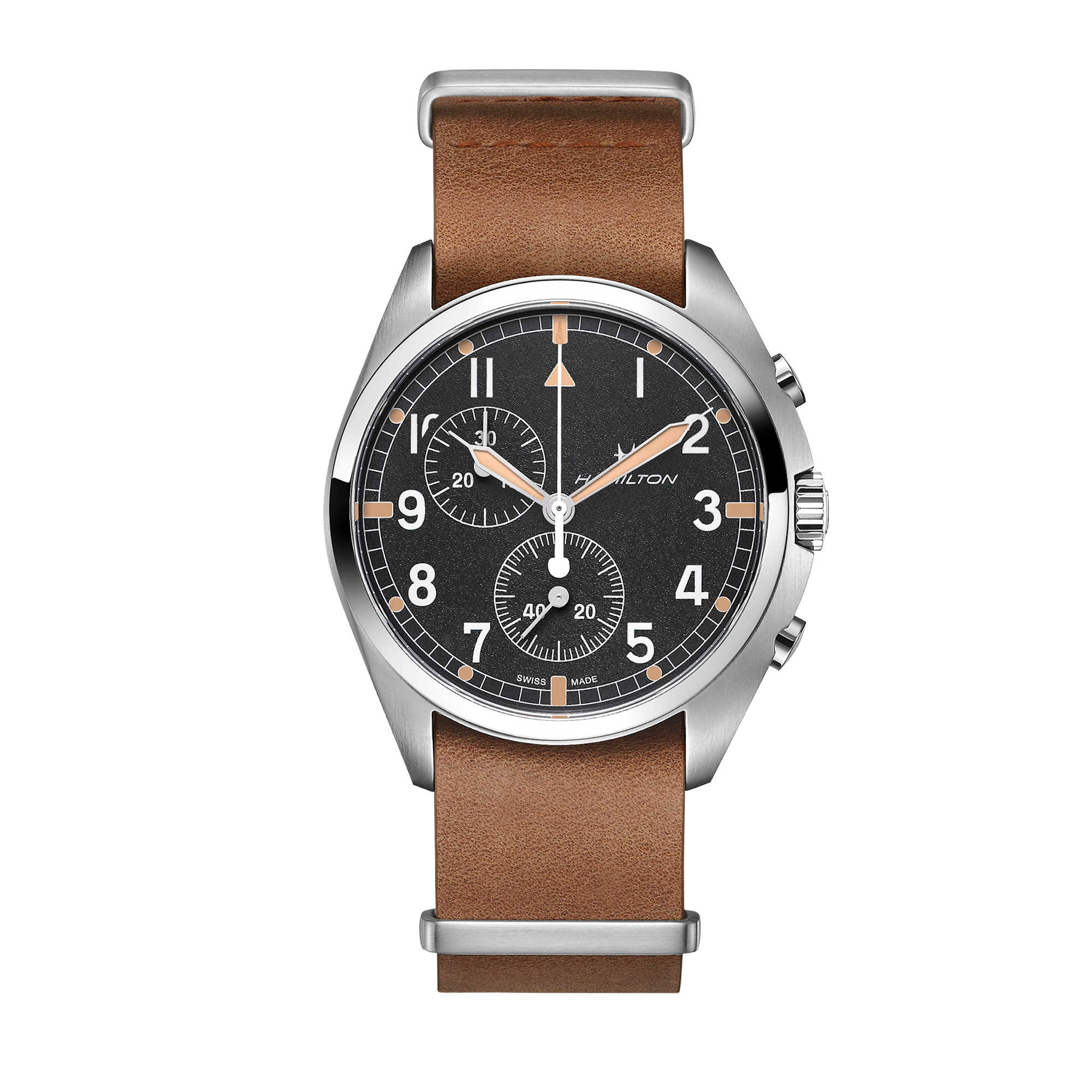 Khaki Aviation Pilot Pioneer Chrono Quartz h76522531