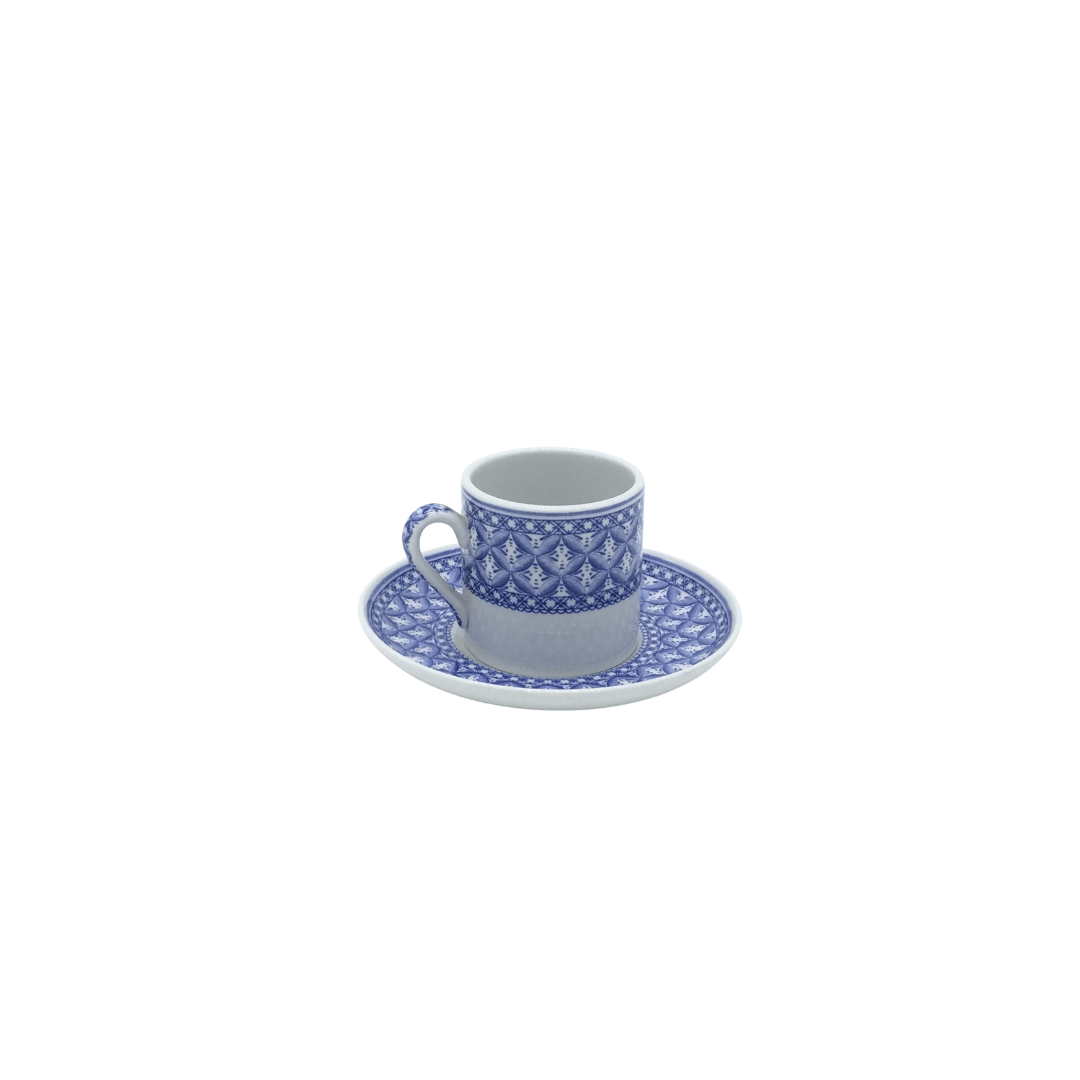 SPODE Servizio caffè Blue Geranium 15pz