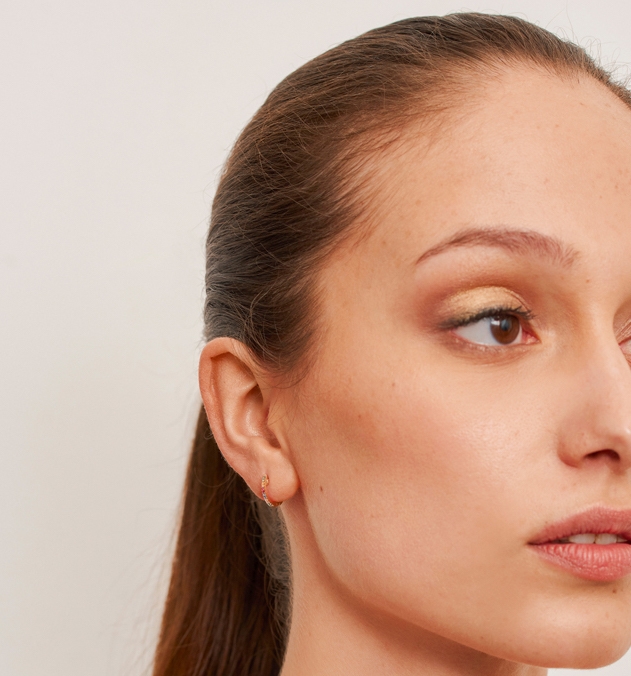 GB070OA orecchini oro arcobaleno