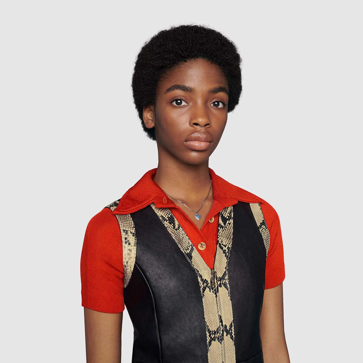 Gucci and GG heart enamel Necklace - Image 2