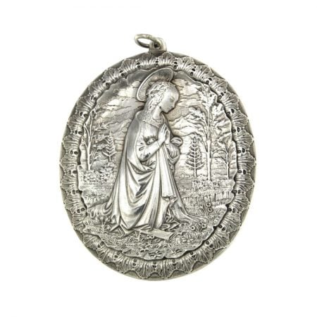 Buccellati MEDAGLIONE MADONNA DEL LIPPI ARGENTO OXMSBEL00 SILVER MEDAL VIRGIN SCONTO DISCOUNT