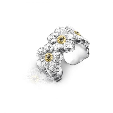 Eternelle Gardenia Buccellati Blossom diamanti brown diamond discount sconto