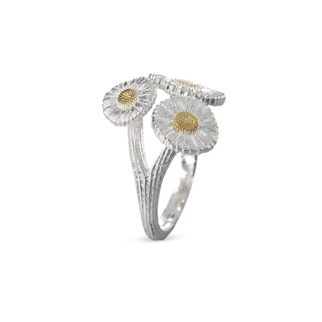 Buccellati Ring Daisy 3 flowers - Image 2