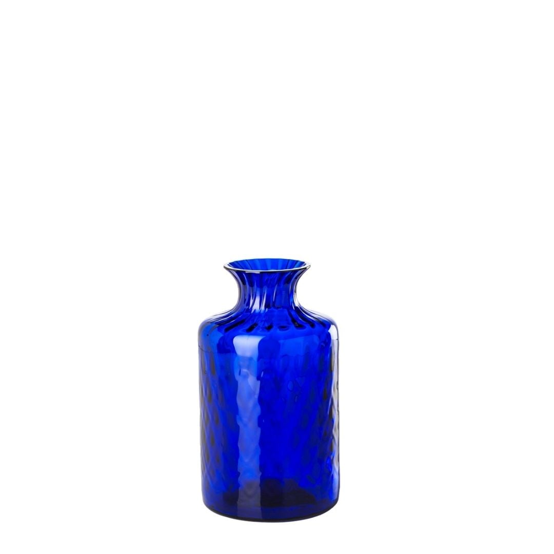 MONOFIORI CARNEVALE 110.06 ZAFFIRO VASE BOTTLE VENINI DISCOUNT SCONTO