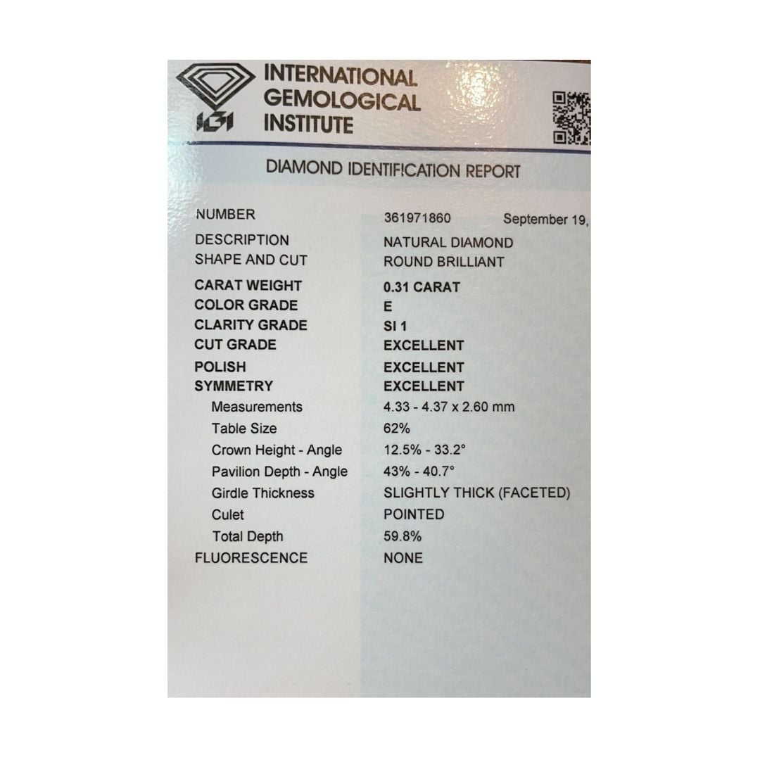 Diamond Solitaire Ring - Image 3