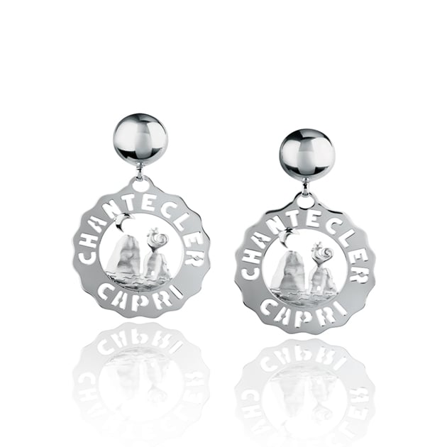 orecchini faraglioni piccoli chantecler silver earrings sconto discount
